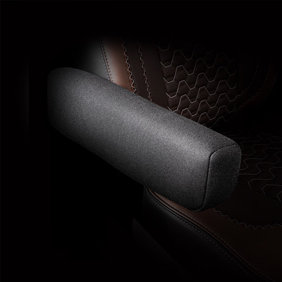 Black Fabric Armrest Cover Set, 33 Inch For Freightliner Cascadia