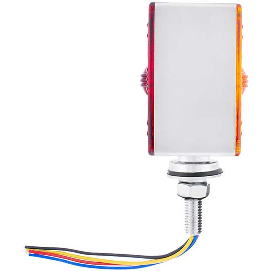 3 Inch 48 LED Square Double Face Light W/ Stud Mount