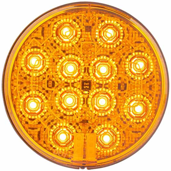 4 Inch 12 LED Round Light W/ Heated Lens