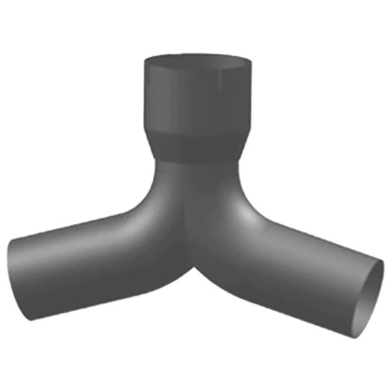 BESTfit 5 ID / 4 Inch OD Aluminized Exhaust Y Pipe For International 9200, 9400, 9900