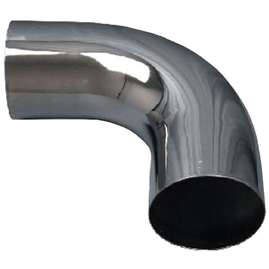 Chrome 90 Degree Elbow, 6 Inch OD - 24 x 24 Inch Legs