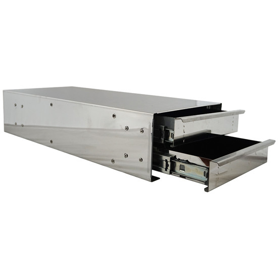 Kubby Buddy Stainless Steel Drawer Base 5.5 x 11 x 24.25 Inch for Storage