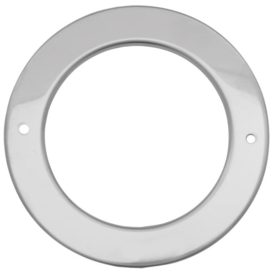 SS Round Light Bezel, 2.5 Inch W/ Mounting Screws
