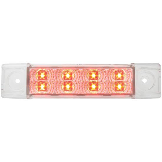 6 Inch 8 Diode Slim Spyder Style Marker Light