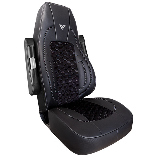 2 Piece Seat Cover W/ Material & Color Options For Volvo