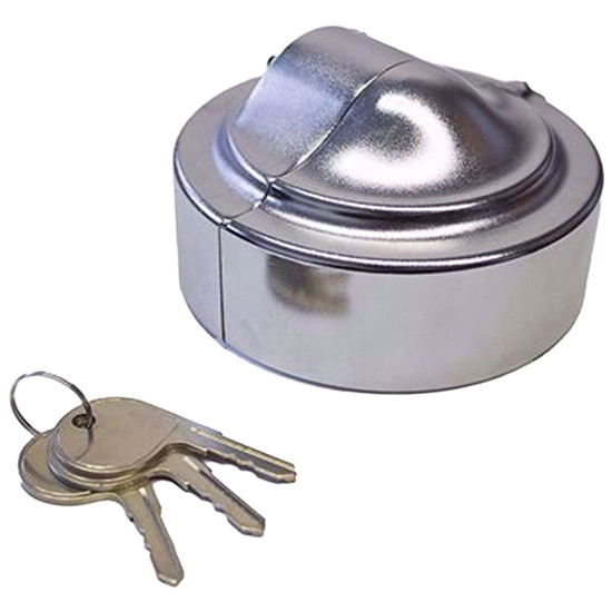 Locking Fuel Cap Cover For Kenworth, International, Mack, Volvo W/ 3 Inch Thread On Caps