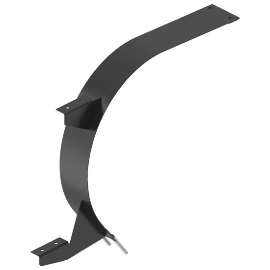 23 Inch Stainless Steel Fuel Tank Strap W/ Step Bracket For Western Star 4900FA, 4900SF