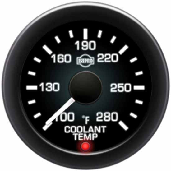 Isspro 2 1/16 Inch Coolant Temperature Gauge Kit, 100-280F