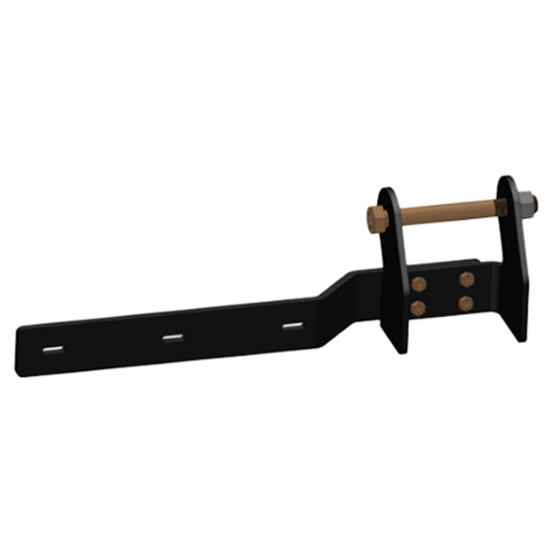 Hogebuilt Down Low Fender Bracket, Front Mount For Pre 05 Peterbilt Standard Air Leaf And Low Air Leaf Suspensions