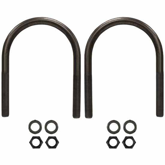 Round U Bolt Kit 3/4 X 6 X 8 Inch  For Hutch Trailer