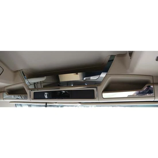 RoadWorks Stainless Steel Trim Headliner Outer Pocket On Overhead Console For Kenworth T680, T880, W990