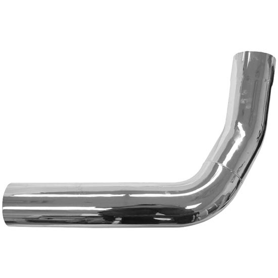 Chrome Exhaust Elbow, 5 Inch OD, Passenger Side For Kenworth T800, W900B, W900L