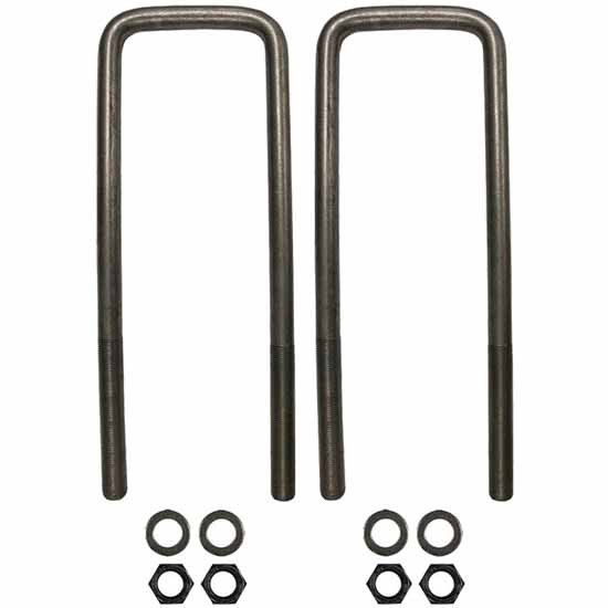 Square Top U-Bolt Kit 7/8 X 5 X 16 Inch