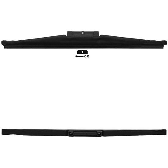 16 Inch Wiper Blade W/ Winter Saddle Mount For Curved Windshield