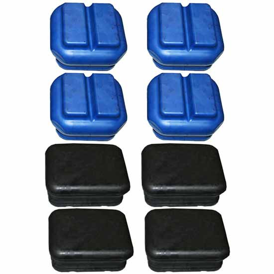 Rubber Insulator Kit Includes 4-ABP4 & 4-ABP2UB For Mack Rear SS34- 38-44 Suspension