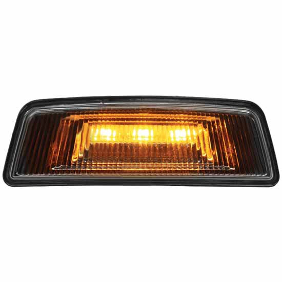 Turn Signal LED Lamp - Amber LED/ Clear Lens For Kenworth