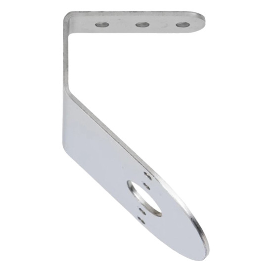 45 Degree Stainless Steel Light Bracket - Thin Mount For Single Watermelon Style Light
