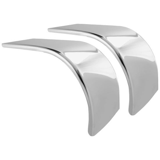 Vendetta Premium 14 Gauge 304 SS Half Fenders - 33.5 Inch W/Out Brackets