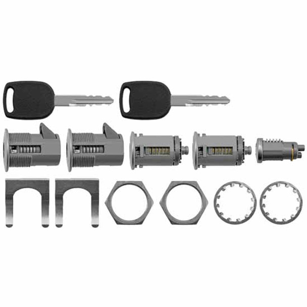 Ignition & Door Lock Set Replaces 100164 For Peterbilt 320, 337, 348, 365, 367, 389, 567, 579, 589