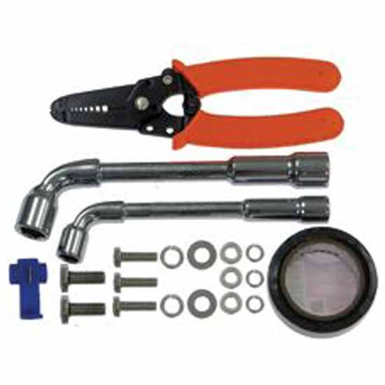 Chrome Projector LED Headlight Assembly Driver Side For Peterbilt 357, 378, 379