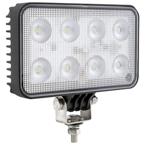 Maxxima 6.2 X 3.8 Inch Rectangular LED Work Light Flood Beam 3,200 Lumens 12-36VDC