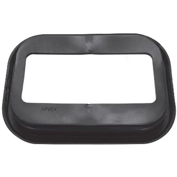 Vinyl Rectangular Light Grommet For 3-1/2in x 5-1/4in Sealed Light