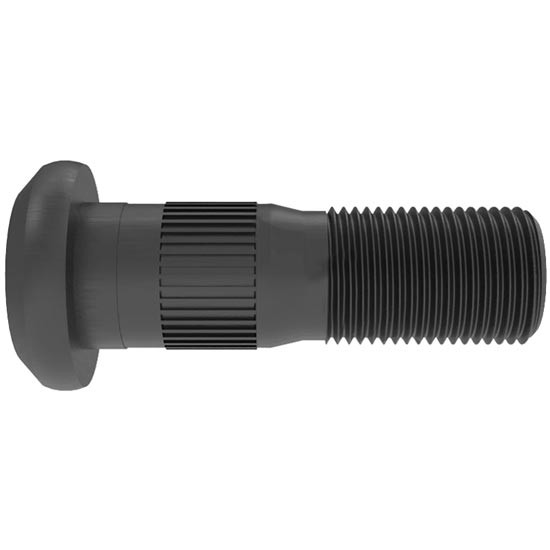 2.38 Inch Serrated Wheel Stud 3/4 In- 16 X 0.44 Inch Thread Driver Side