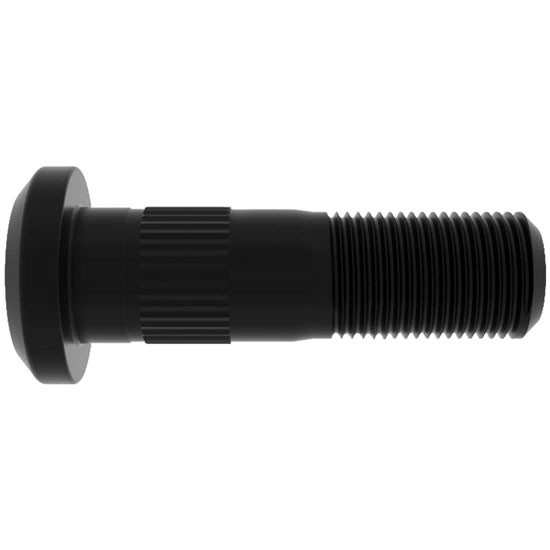 2.63 Inch Serrated Wheel Stud 3/4 In- 16 X1.21 Inch Thread Driver Side