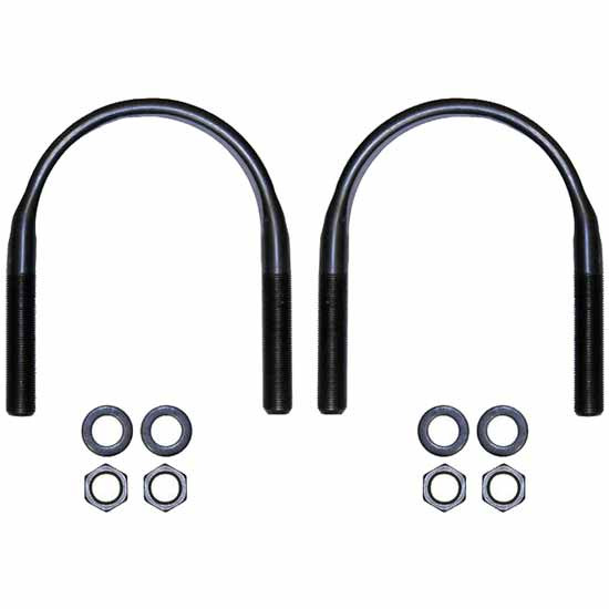 BESTfit Flat Round Bend U-Bolt Kit 7/8 X 6-5/8 X 8-1/2 Inch Grade 5 - 1033901
