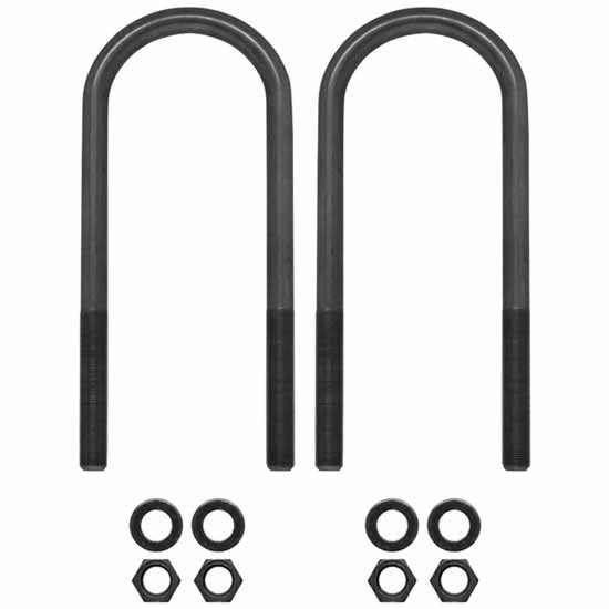 BESTfit Round U-Bolt Kit 3/4 In-16 X 4in X 11.375 Inch Grade 8