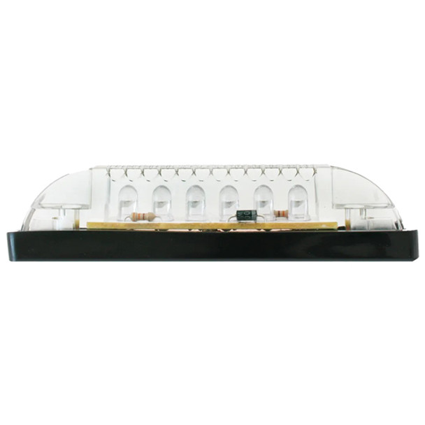 Thin Line Surface Mount LED Marker / Clearance Light - Red LED / Clear Lens