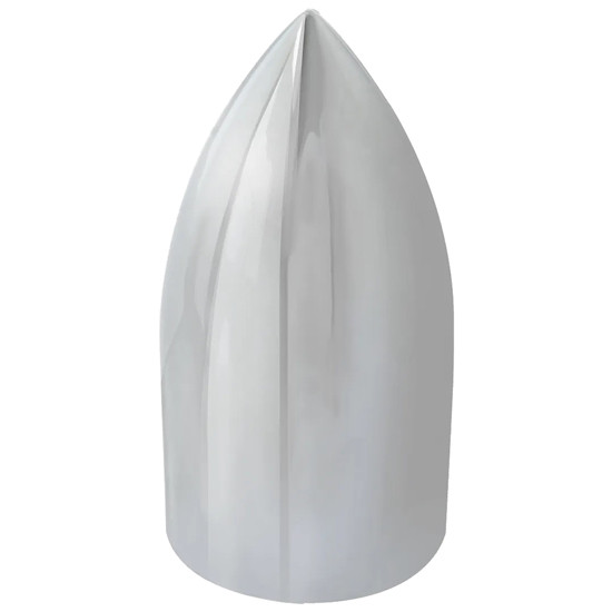 1.5 Inch Chrome Plastic Warhead Nut Cover Push On