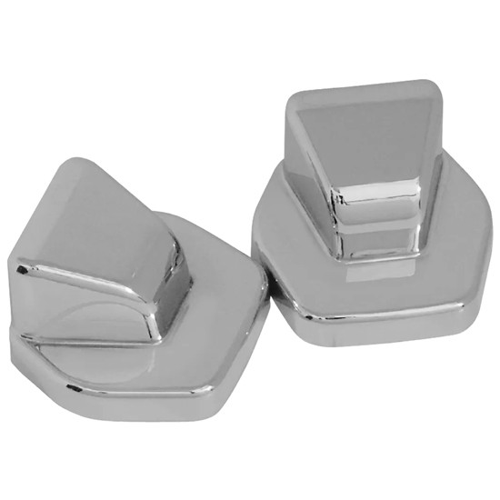 Chrome Plastic Hood Latch Base Covers For International