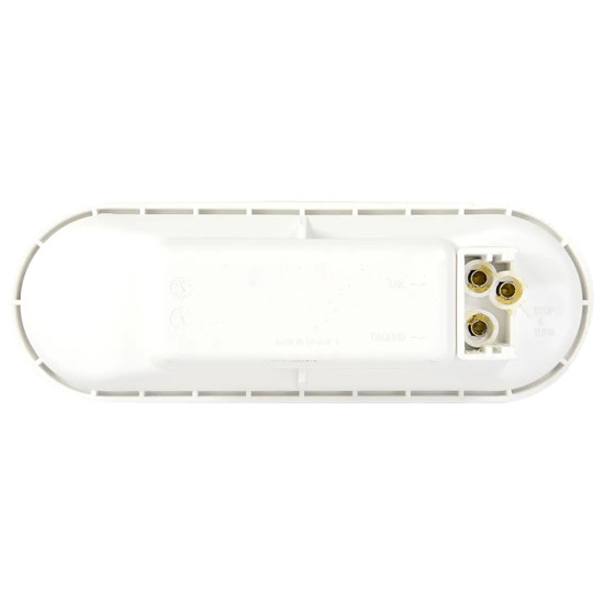 6.5 Inch Oval Single LED Back Up Light - White LED / Clear Lens