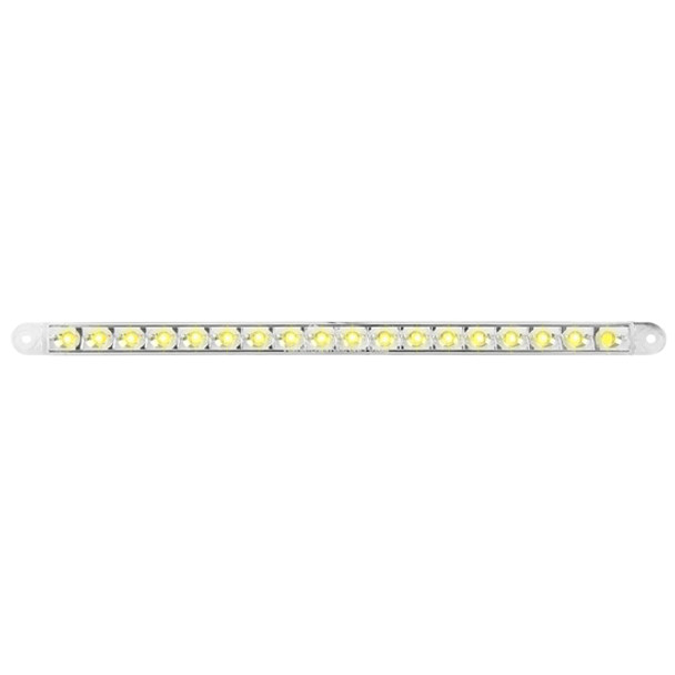 12 Inch 18 Diode Flush Mount Pearl Dual Function LED Light Bar