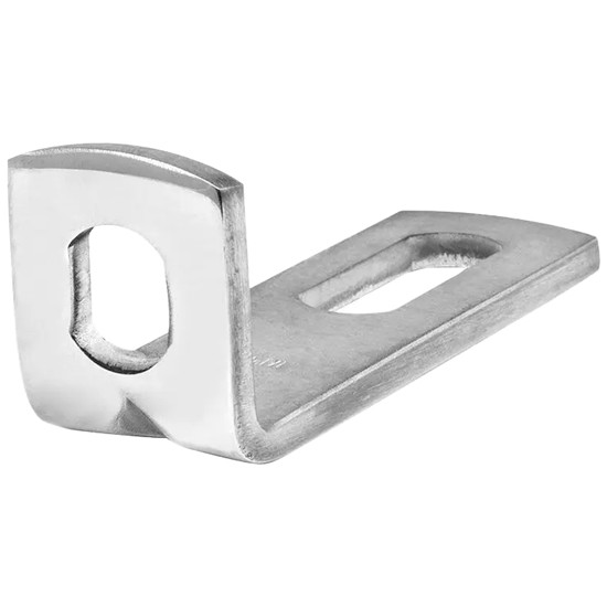 3 3/8 Inch Stainless Steel Heavy Duty L Mounting Bracket