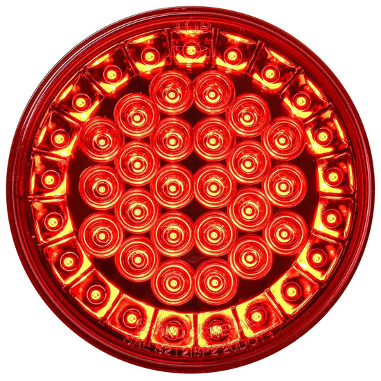 4.25 Inch 45 Diode Pearl Plus Red LED Light, Stop, Turn, Tail