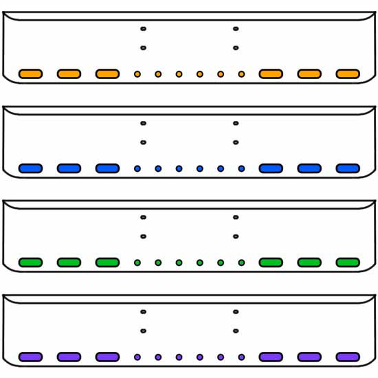 22 Inch Chrome Texas Rolled End Bumper Kit W/ Dual Revolution Lights For Western Star