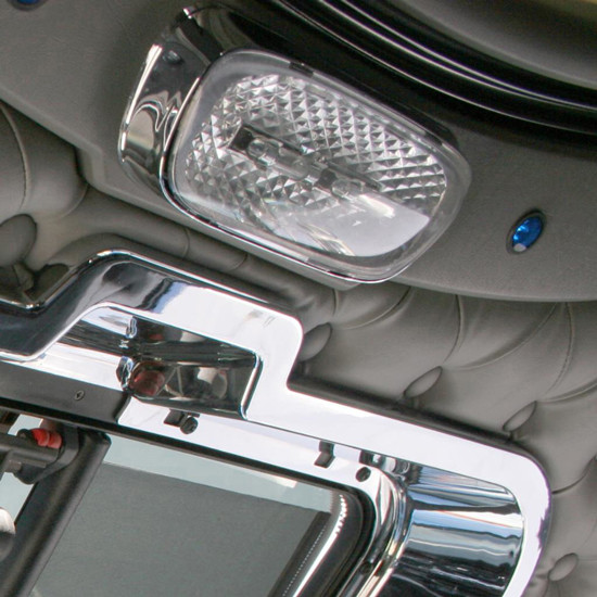 Chrome Plastic Center Dome Light Mounting Base For Kenworth