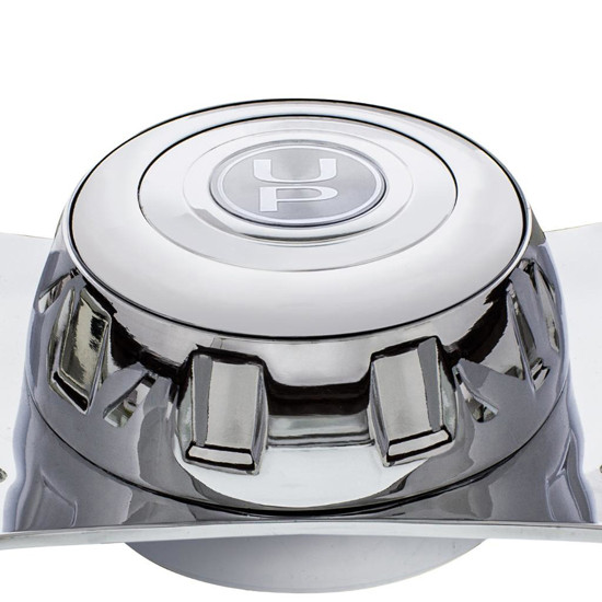 18 Inch Wood 3 Spoke GT Steering Wheel With Hub & Horn For Freightliner