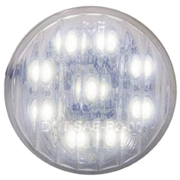 9 Diode 2 Inch Auxiliary Utility Light - White LED / Clear Lens 9 Diode 2 Inch Auxiliary Utility Light - White LED / Clear Lens