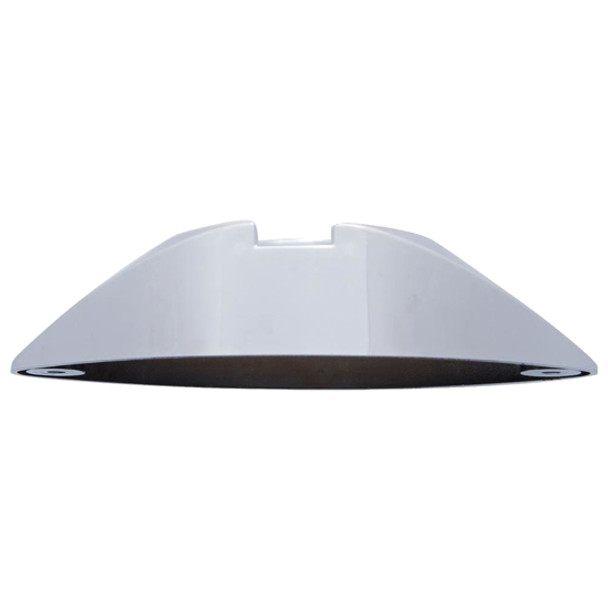 Chrome Branch Deflector Base - Twist Lock For 2.5 Inch Round Marker Clearance Lights