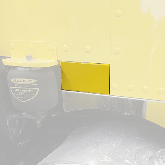 CSM Aluminum Rear Sleeper Fill In Pieces For Peterbilt 335, 357, 378, 379, 384, 385, 386, 387, 388, 389, 567, 579, 587