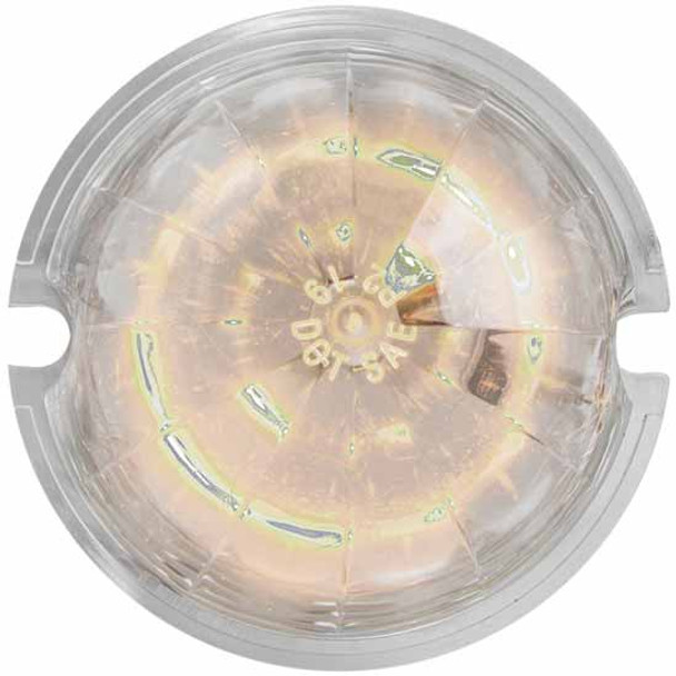 3 7/16 Inch 18 Diode Watermelon Surface Mount Light With SS Bezel -  White LED / Clear Lens 3 7/16 Inch 18 Diode Watermelon Surface Mount Light With SS Bezel -  White LED / Clear Lens