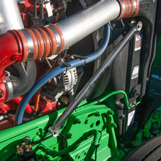 1.5 Inch Stainless Steel Big Tube Radiator Support Struts For Peterbilt 389 & 389 Glider