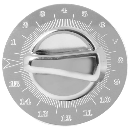 Chrome Engine Timer Shutdown Knob And SS Plate For Peterbilt 375, 377, 378, 379