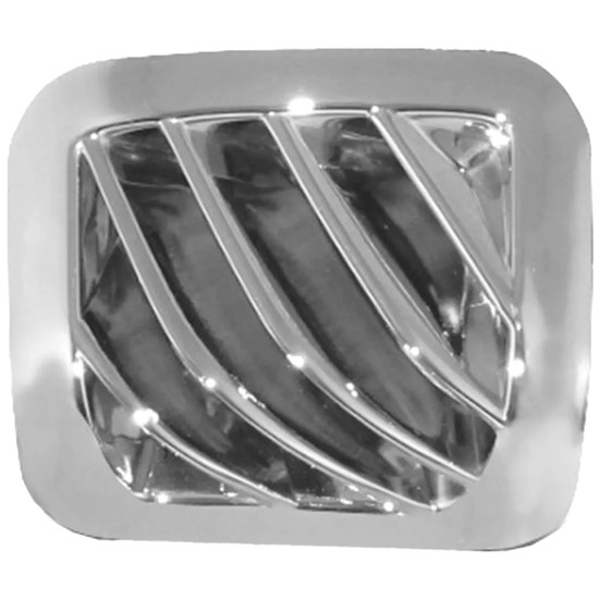 Chrome Plastic Dash Defrost Vent - Passenger Side For Peterbilt 357, 378, 379, 385, 386, 389