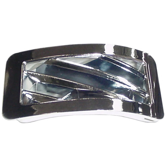 Chrome Plastic Side Window Deflector Bezel - Passenger Side For Peterbilt 357, 378, 379, 385