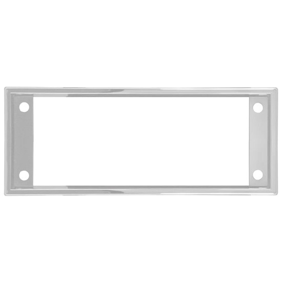 Chrome Plastic AC Heater Control Cover For Kenworth