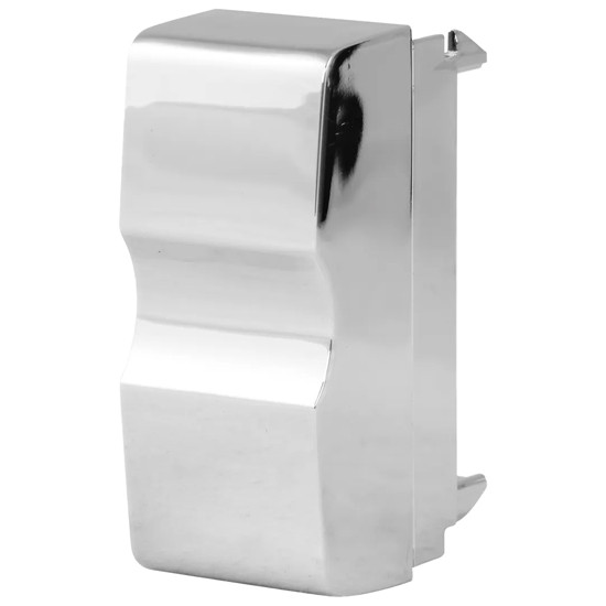 Chrome Plastic Blank Dash Switch Insert For Freightliner Cascadia